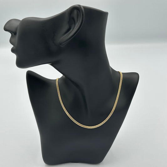 18K Yellow Gold japanese chain necklace