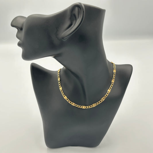 18K Yellow Gold GV inspired necklace